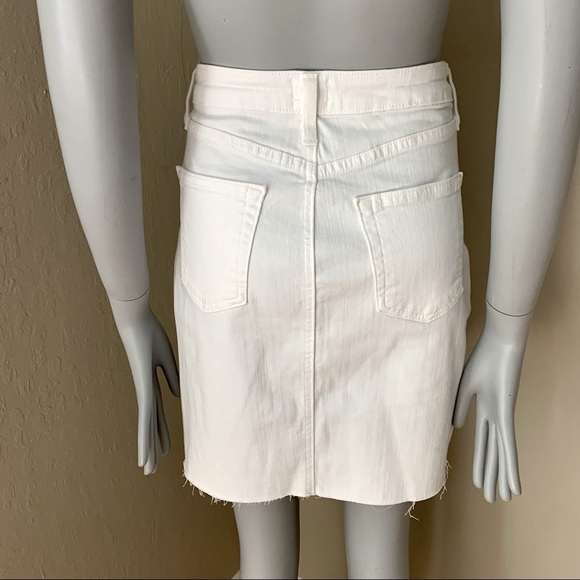 JUST BLACK DENIM Stretch Cotton Raw Hem Skirt Style # CD132K - Picture 12 of 16